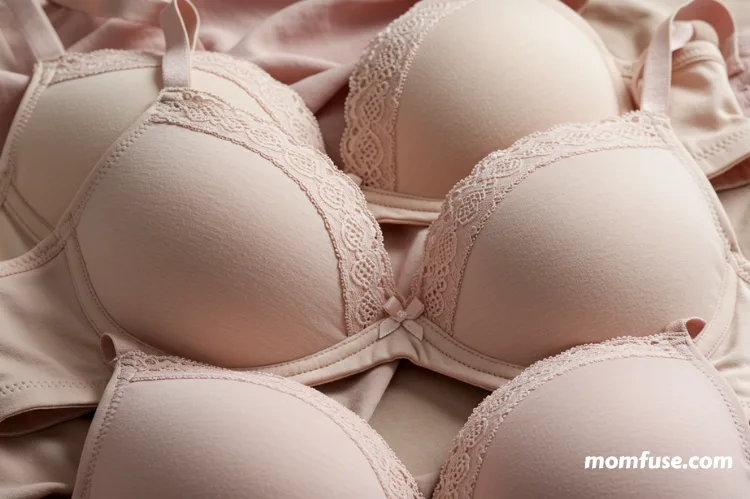 delicate bras made from soft cotton and modal fabrics.
