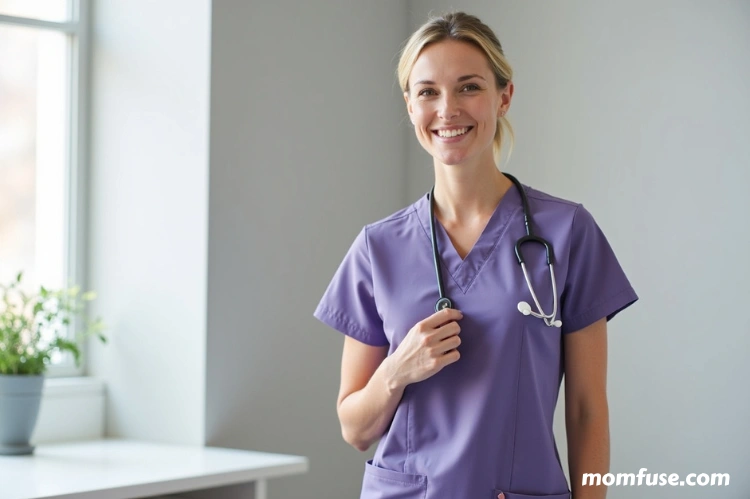 Classic V-Neck Scrubs for a Timeless Professional Look