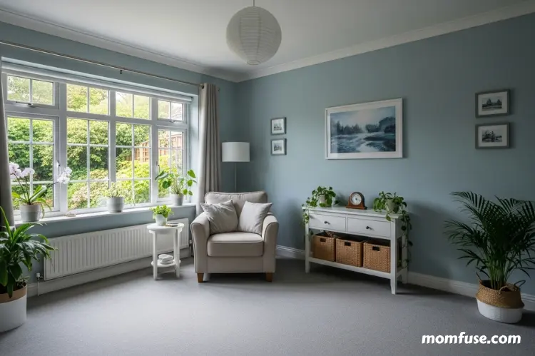 A serene therapy space with a blend of natural light.