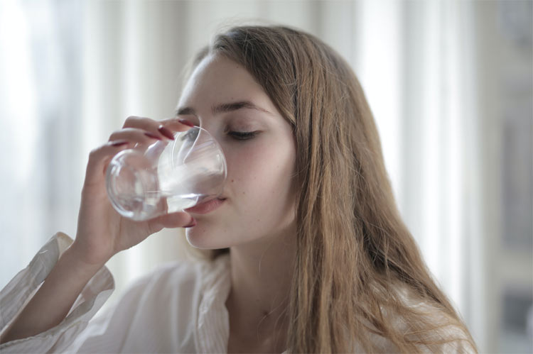 Take Smaller Portions of water