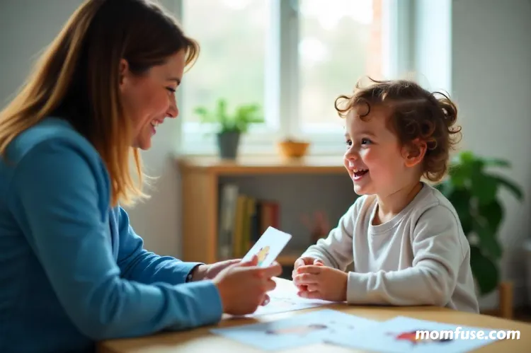 a child speech with a teacher in a therapy room.